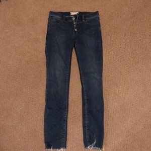 Free People high-waisted skinny jeans